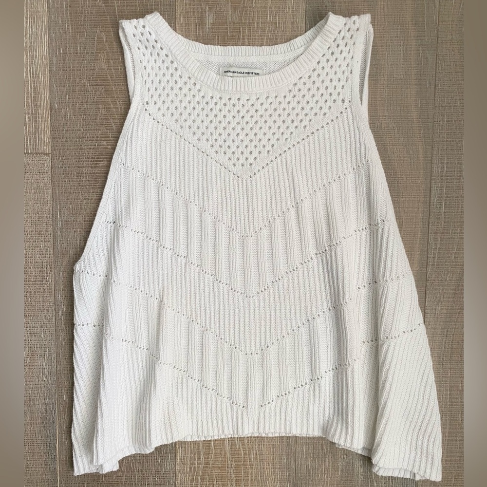 American Eagle Outfitters Sleeveless Knit Sweater Top